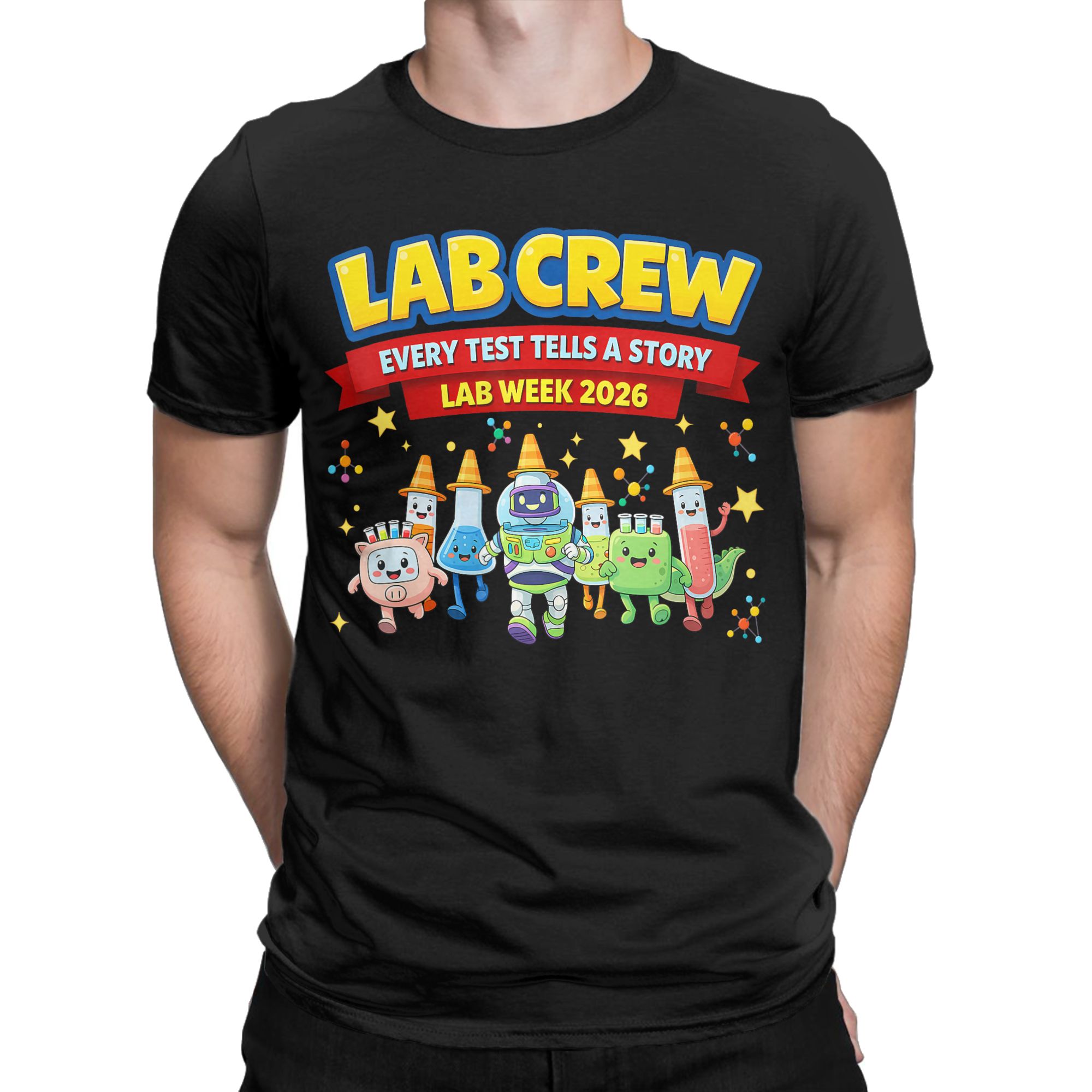 Medical Lab Week - Футболка Lab Crew 2026 для лаборантов